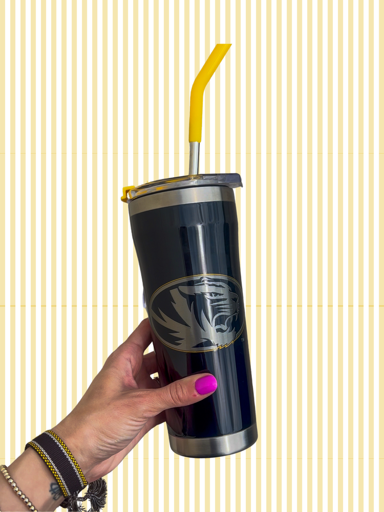 20oz Stainless Steel Missouri Tiger Tumbler