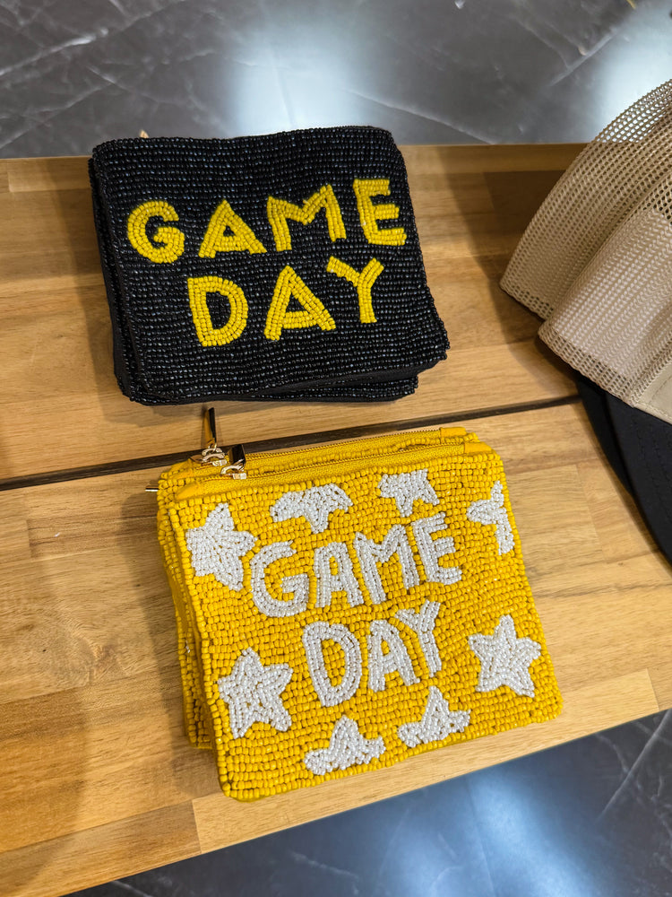 Yellow Gold Game Day Coin Purse