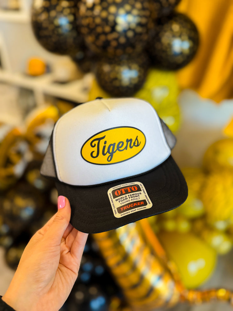 YOUTH Tigers Oval Trucker Hat