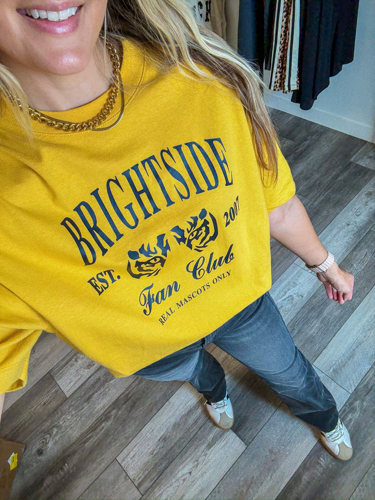 Mr. Brightside Retro Tee: Black or Old Gold