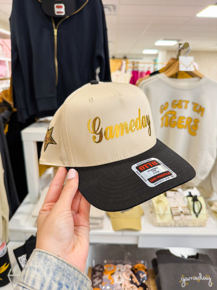 Metallic Gameday Twill Hat w/ Star