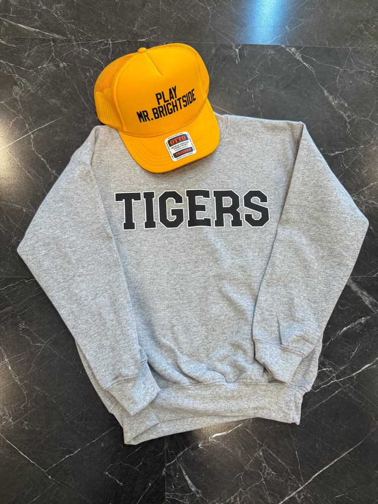 YOUTH Tigers Block Grey Sweatshirt