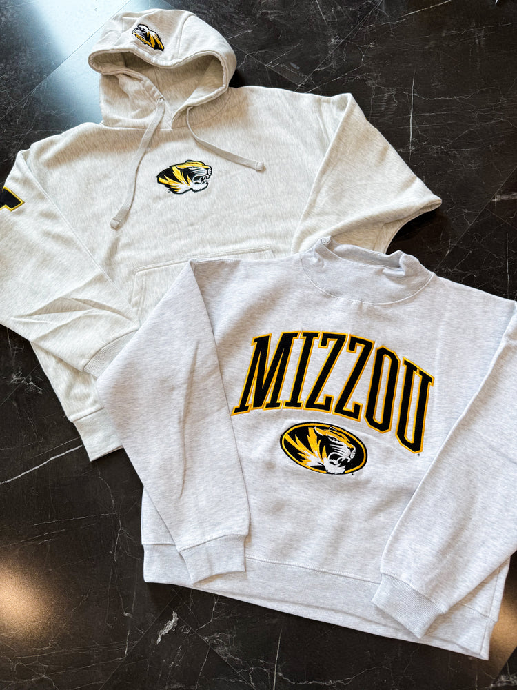 Mizzou Mock Neck Pullover Sweatshirt