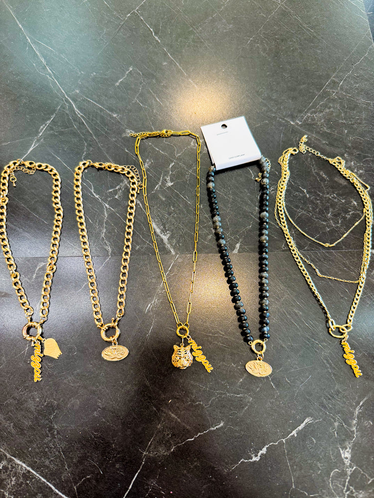 Mizzou Licensed Gameday Charm Necklace | Multiple Styles