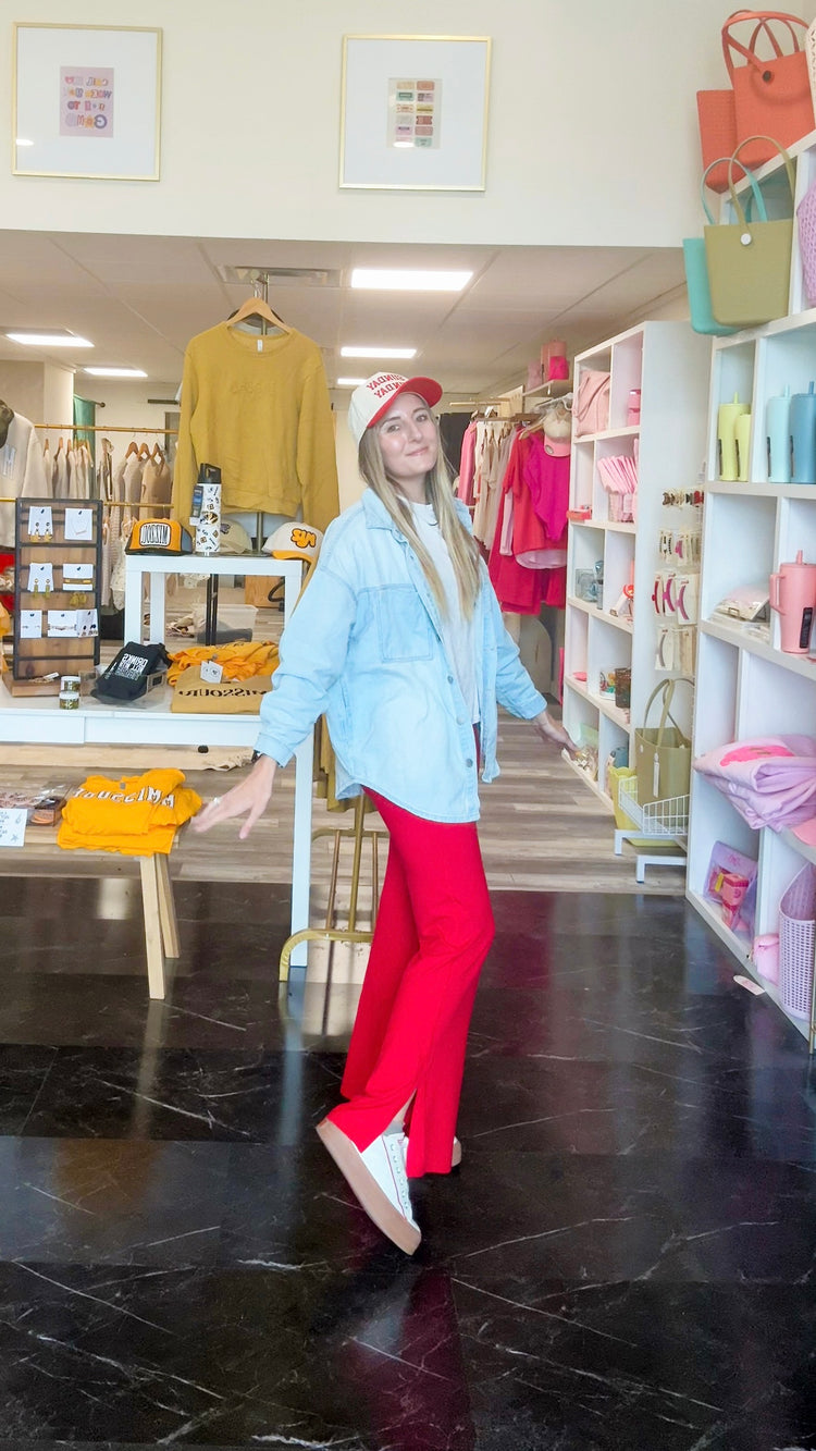 Red Butter Soft V-Waist Yoga Pants