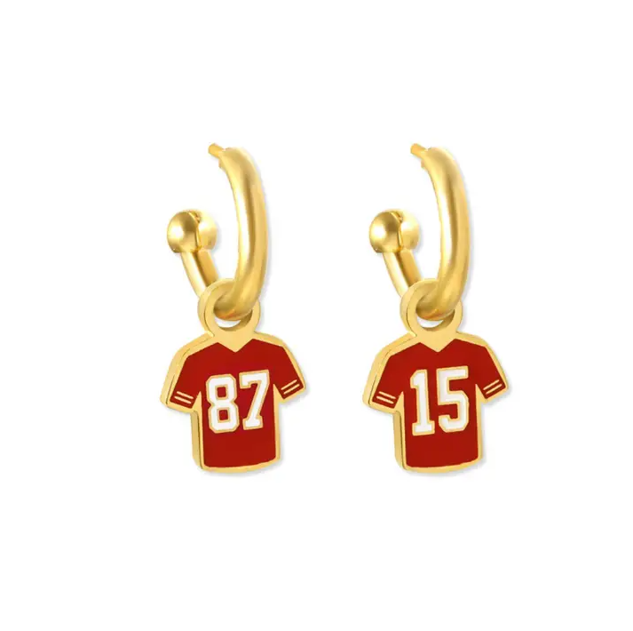 87 + 15 Kelce & Mahomes Huggie Hoops