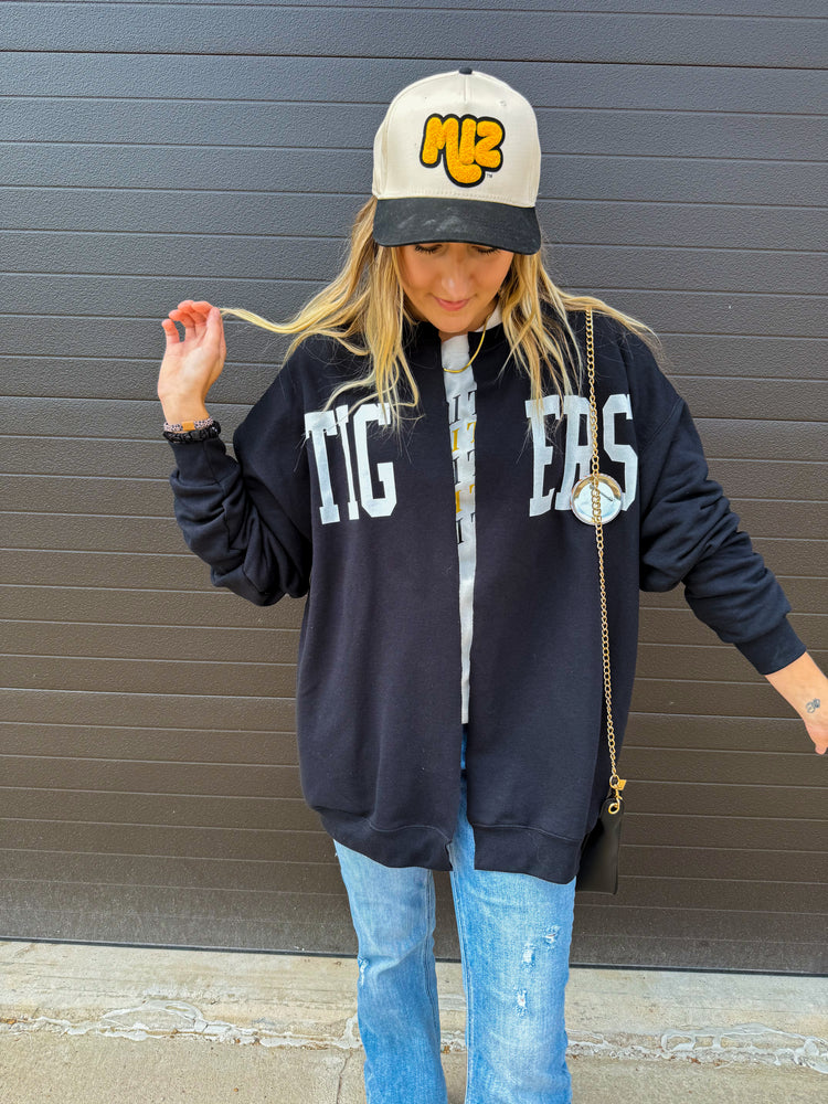 Gameday Sweatshirt Cardigan | Tigers