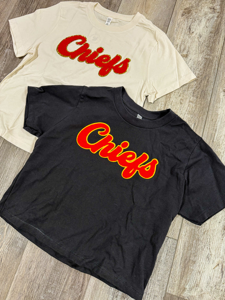 Chiefs Patch Graphite Boxy Tee