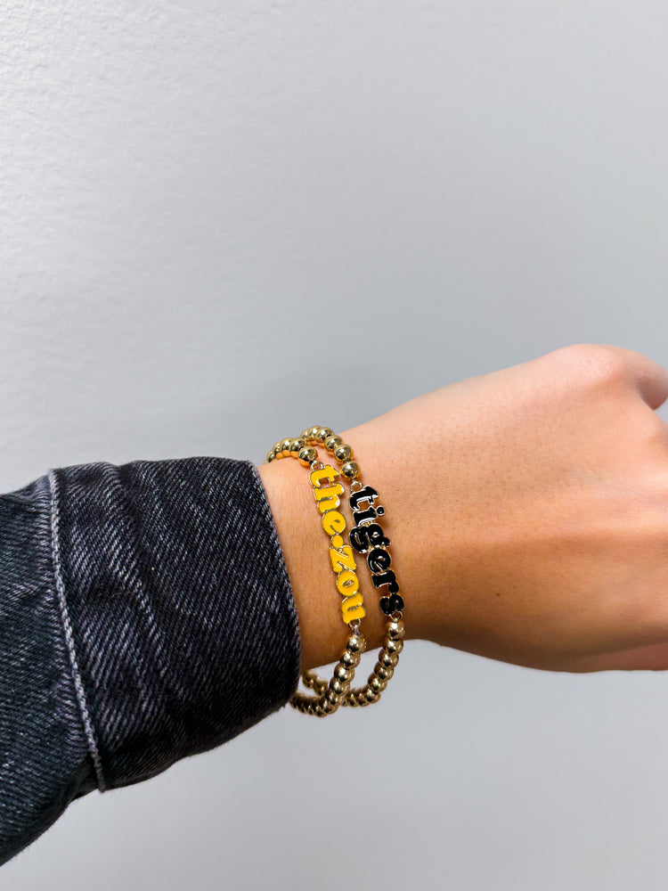 Missouri Tigers Zou Beaded Bracelet Set