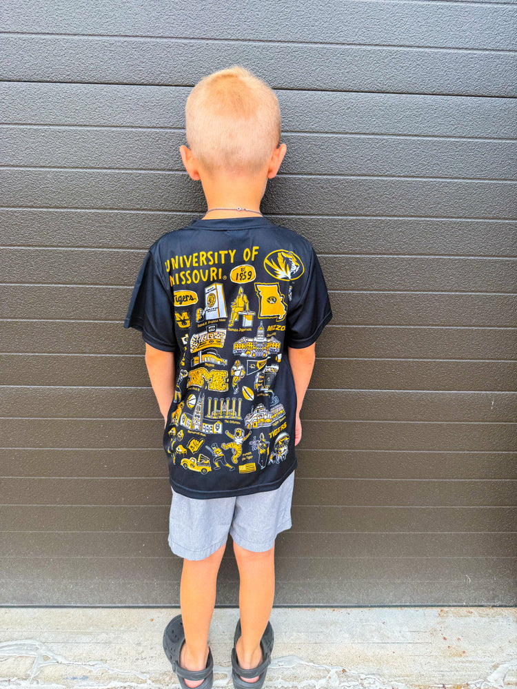 Missouri Tigers Hand Sketched Printed Tee