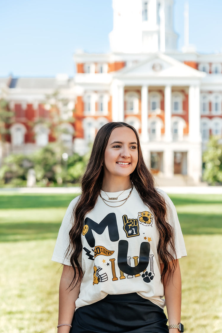 Missouri Tigers Trendy Gameday Girl Icon Tee