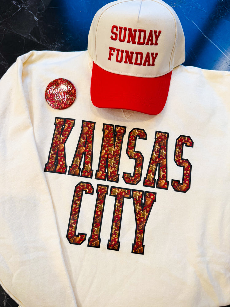 Kansas City Stars Washed Crewneck