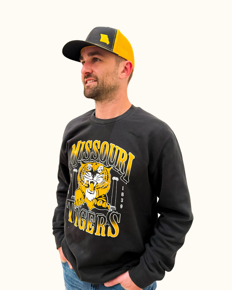 Missouri Tigers Vintage Crewneck Sweatshirt | Unisex