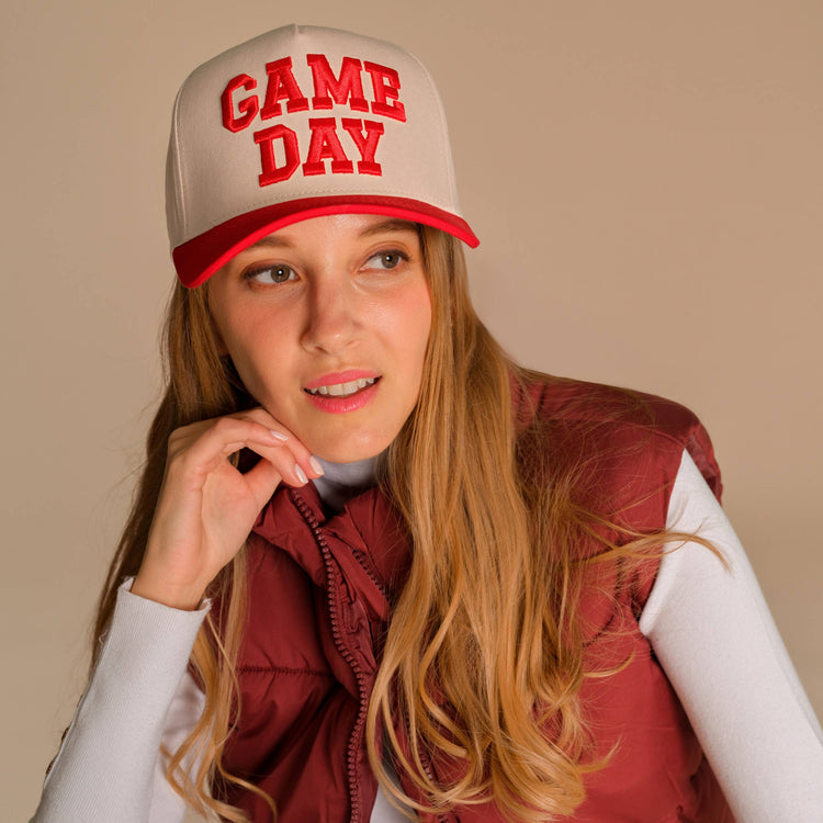 Game Day Embroidered Trucker Hat