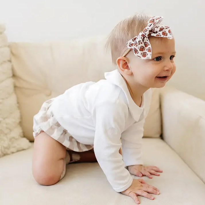 Gameday Girly Football Bow Headband