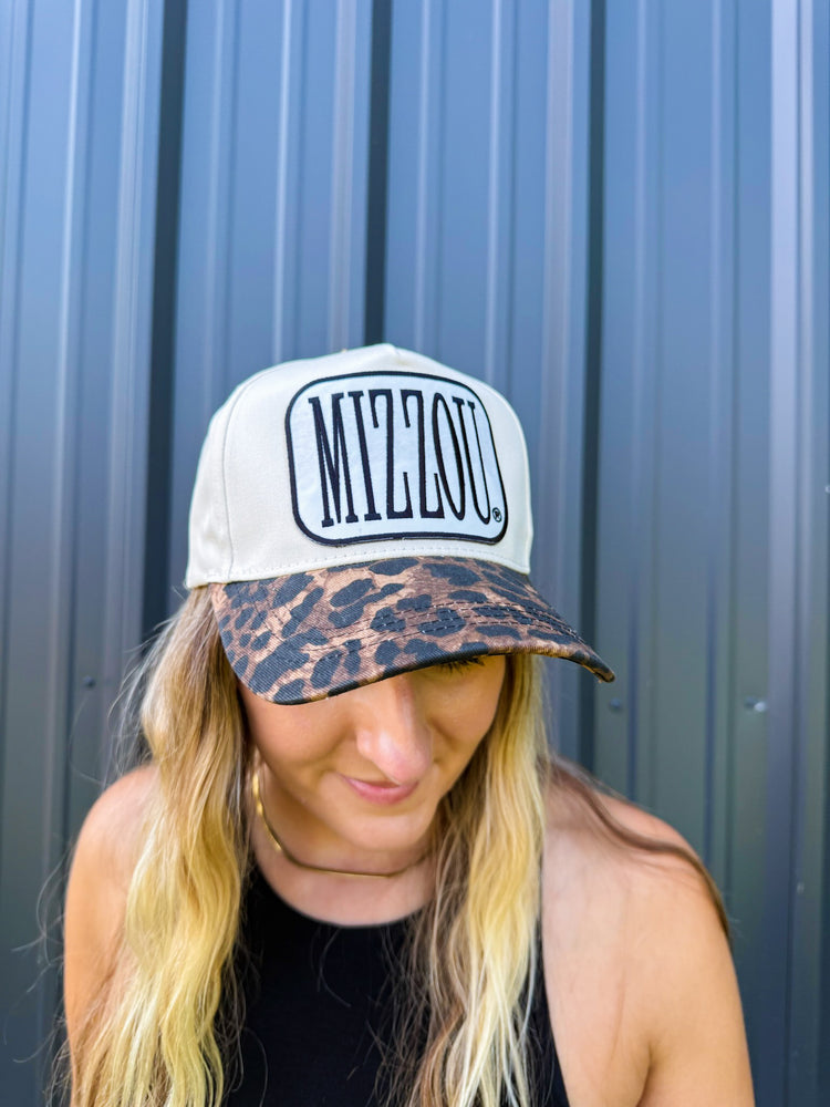 Mizzou Classic Patch Leopard Trucker Hat | Missouri Tigers Trucker Hat