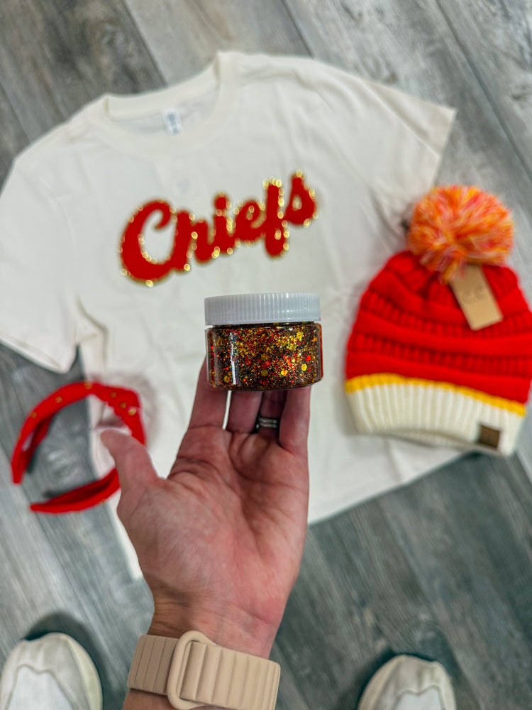 Gameday Red & Gold Glitter Tub | Missouri Made