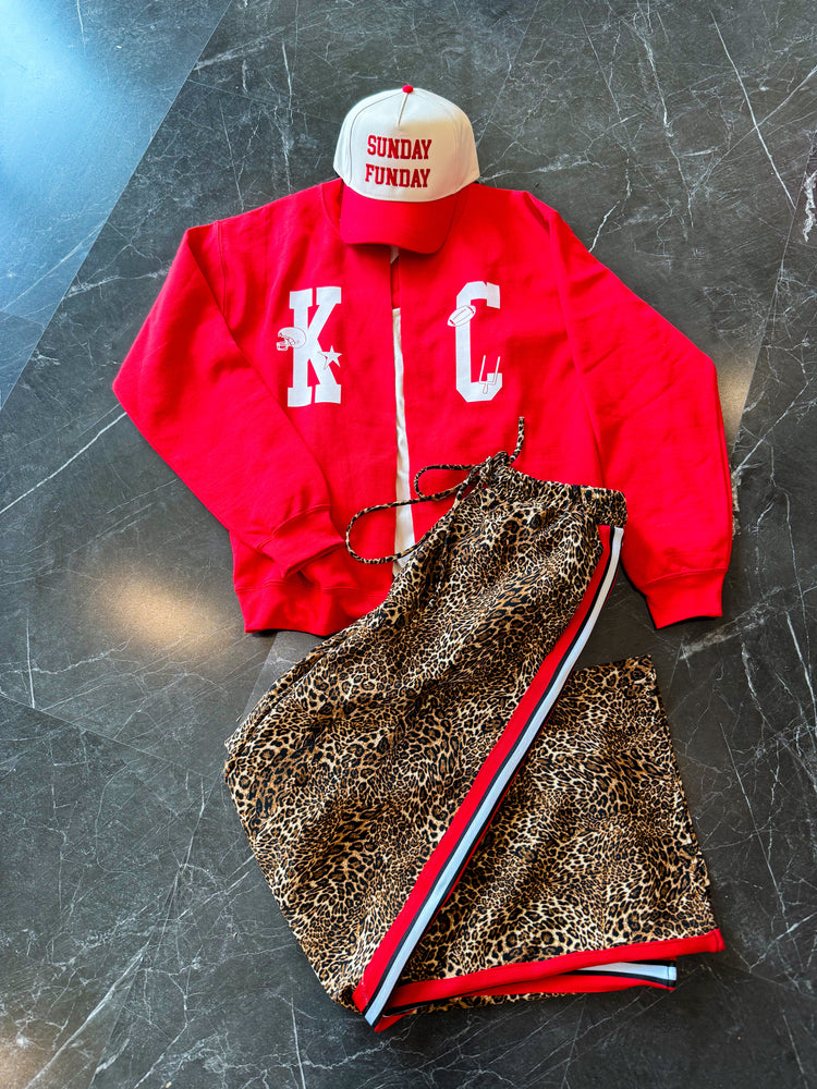 Gameday Sweatshirt Cardigan | KC