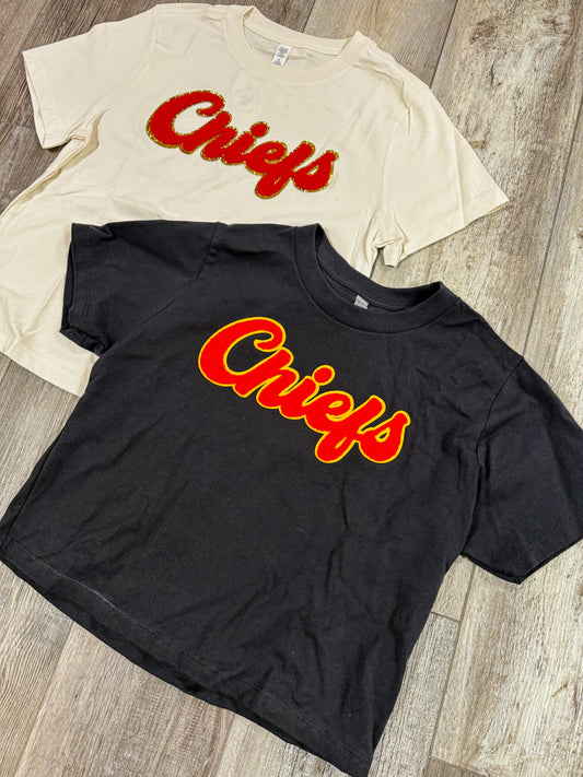 Chiefs Patch Graphite Boxy Tee