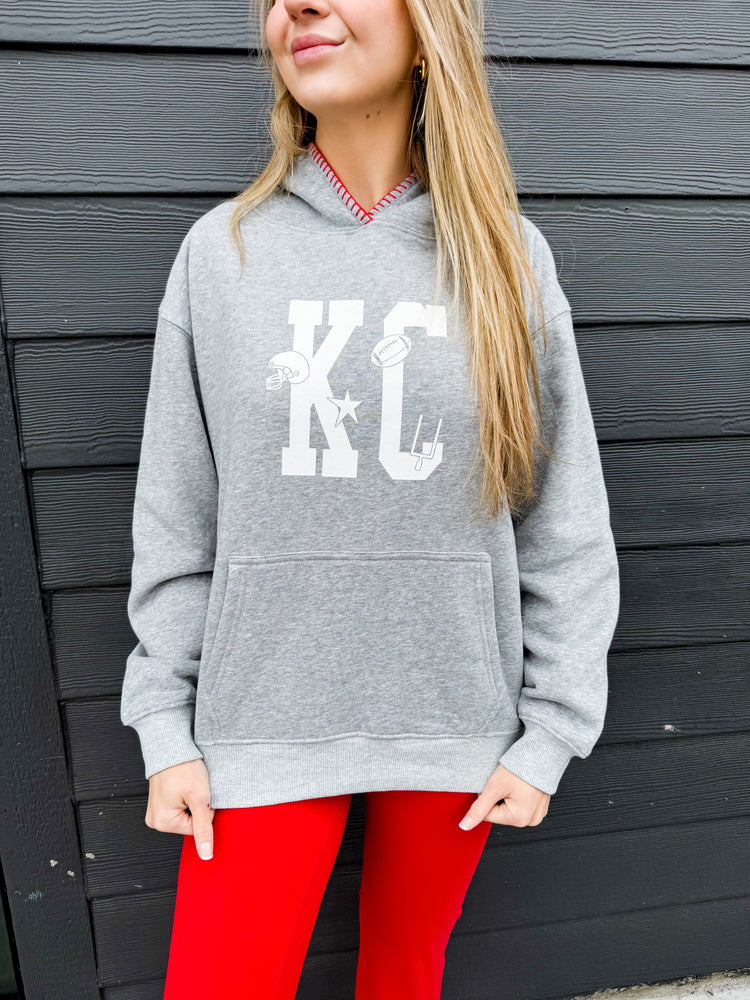 KC Red Stitch Hoodie