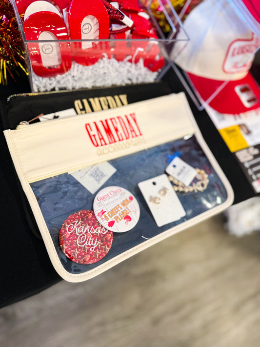 Gameday Accessories Clear Flat Pouch