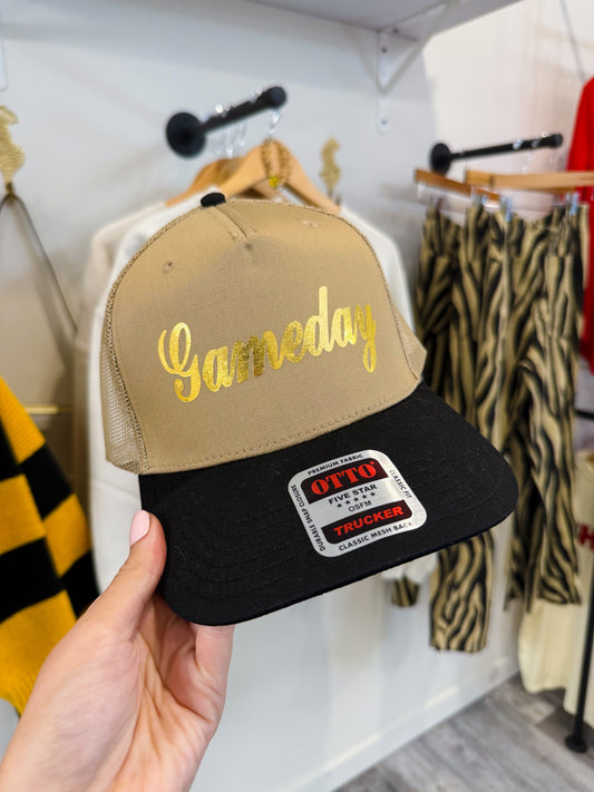 Metallic Gameday Trucker Hat