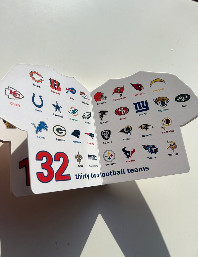 NFL Football 123 Board Book