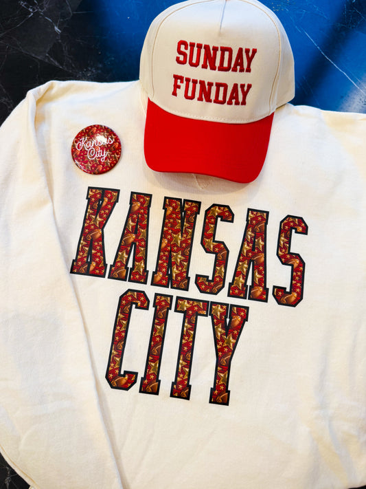 Kansas City Stars Washed Crewneck