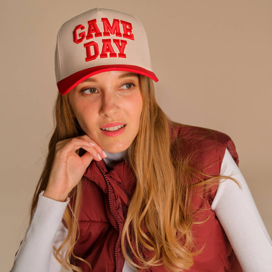 Game Day Embroidered  Trucker Hat