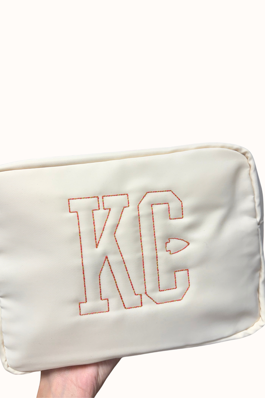 LE KC Chiefs Embroidered XL Pouch